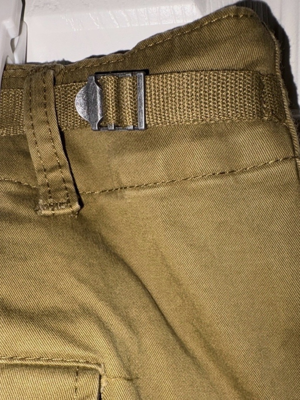KBB by Khalana Women’s Cargo Pants in Tan - Picture 3 of 6
